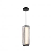 ALORA PD374316UBCR-UNV - Alai 16-in Urban Bronze/Ribbed Glass LED Pendant