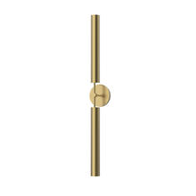 ALORA WV316402VBMS - Astrid 2 Head Metal Shade/Vintage Brass LED Wall/Vanity