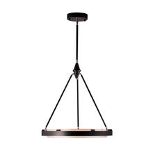 ALORA PD302724CBSS - Duo 24-in Classic Black/Silver Shimmer LED Pendant