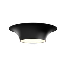 ALORA FM523016MB - Emiko 16-in Matte Black 2 Lights Flush Mount
