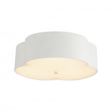 ALORA FM566314AW - Adella 14-in Antique White Socket Flush Mount