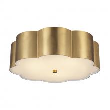 ALORA FM603314BG - Blossom 14-in Brushed Gold Socket Flush Mount