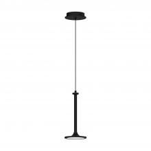ALORA PD418006MB - Issa 6-in Matte Black LED Pendant
