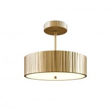 ALORA SF361212VB - Kensington 12-in Vintage Brass LED Semi Flush Mount