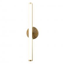 ALORA WV361230VB - Kensington 30-in Vintage Brass LED Wall/Vanity