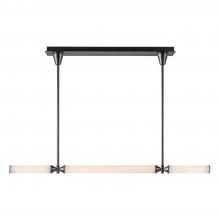 ALORA LP348148UBFR-UNV - Edwin 48-in Urban Bronze/Frosted Ribbed Glass LED Linear Pendant