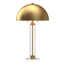 ALORA TL565019BG - Margaux 18-in Brushed Gold 2 Lights Table Lamp