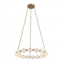 ALORA CH321032NB-UNV-010 - Marni 32-in Natural Brass LED Chandelier