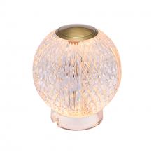 ALORA TL321904NB - Marni 4-in Natural Brass LED Table Lamp