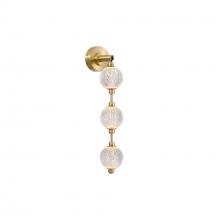 ALORA WV321003NB-UNV-010 - Marni 23-in Natural Brass LED Wall Vanity