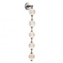 ALORA WV321005PN-UNV-010 - Marni 38-in Polished Nickel LED Wall Vanity