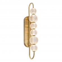 ALORA WV321628NB - Marni 28-in Natural Brass LED Wall/Vanity