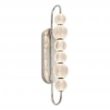 ALORA WV321628PN - Marni 28-in Polished Nickel LED Wall/Vanity