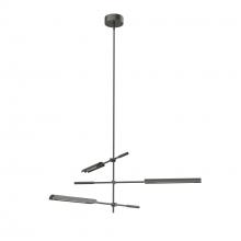 ALORA MP316403UBMS-UNV - Astrid 3 Head Metal Shade/Urban Bronze LED Multi Pendant