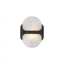ALORA WV357109UBAR - Odin 9-in Urban Bronze/Alabaster Socket Wall Vanity