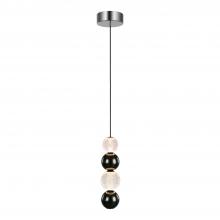 ALORA PD321815PN - Onyx 5-in Polished Nickel LED Pendant