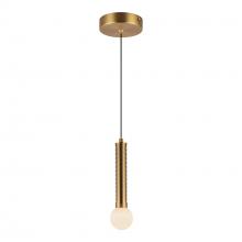ALORA PD612109BGOP-UNV - Arden 9-in Brushed Gold/Opal Glass LED Pendant
