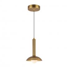 ALORA PD616109BGOP-UNV - Arden 9-in Brushed Gold/Opal Glass LED Pendant