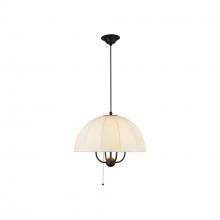 ALORA PD661418MB - Crosby 18-in Matte Black Socket Pendant