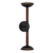 ALORA WV616223MBOP-UNV - Arden 23-in Matte Black/Opal Glass LED Wall/Vanity Light
